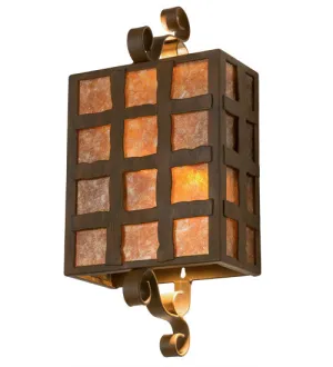 10"W Monte Cristo Rustic Wall Sconce