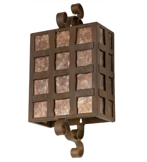 10"W Monte Cristo Rustic Wall Sconce