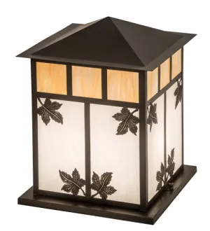 12"Sq Seneca Maple Leaf Pier Mount
