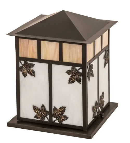 12"Sq Seneca Maple Leaf Pier Mount