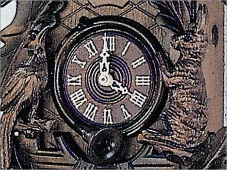 19" Hunter Theme Eight Day Movement Black Forest German Cuckoo Clock