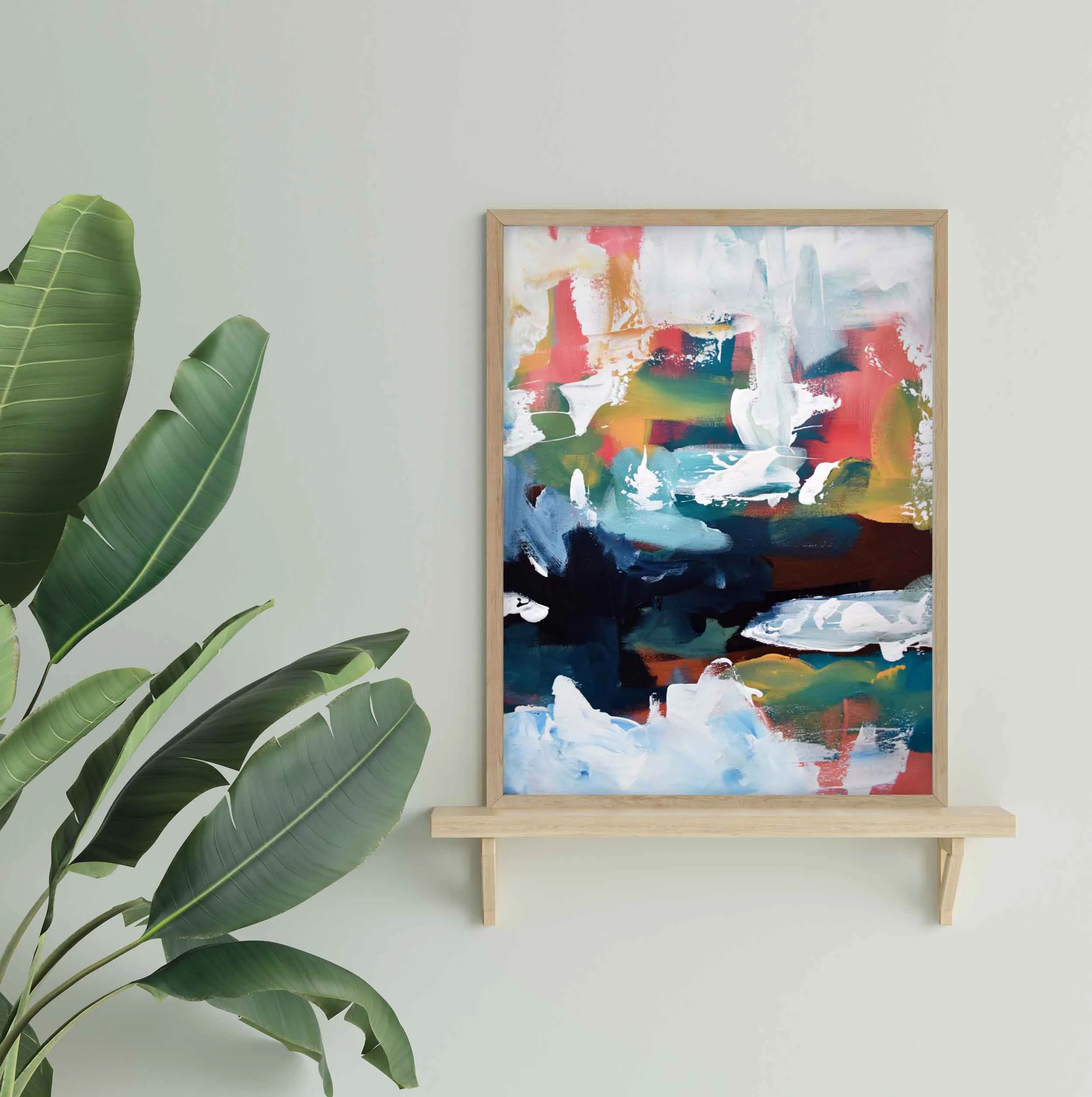 Abstract 192 Framed Art