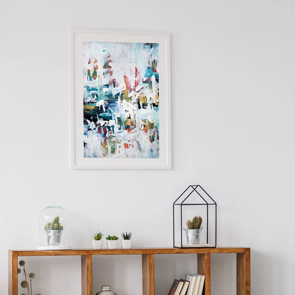 Abstract 195 Framed Art