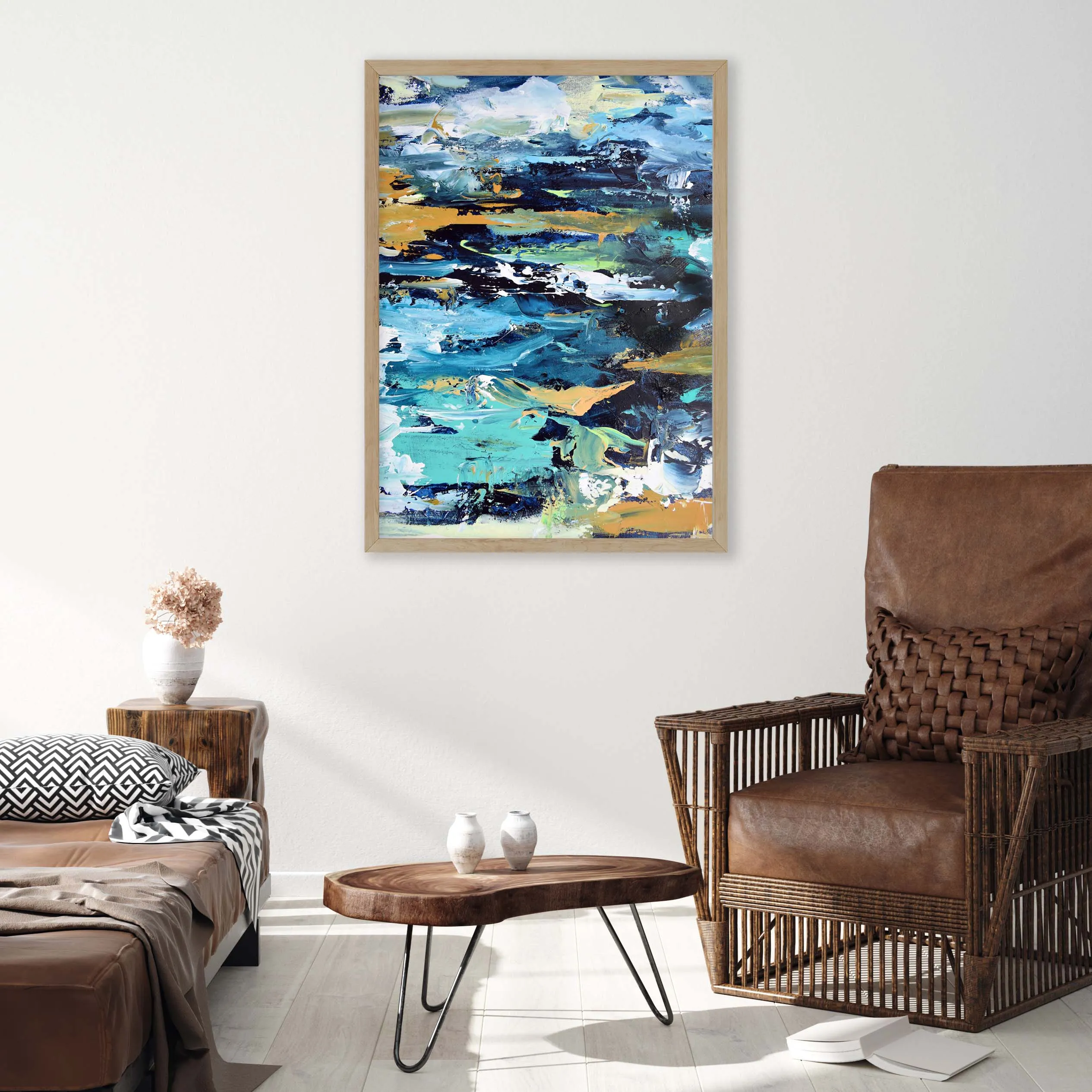 Abstract 280 Framed Art