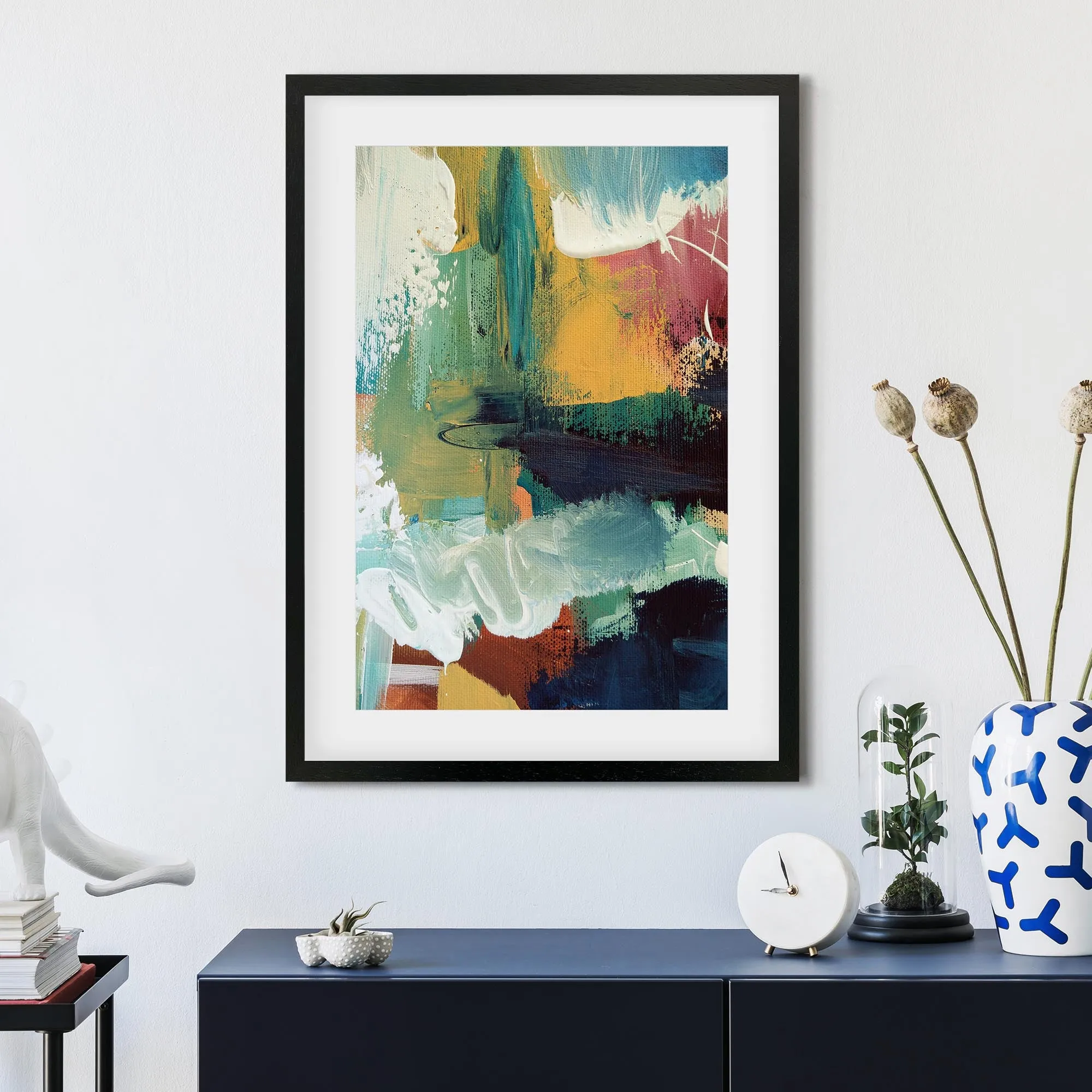 Abstract 37 Framed Art