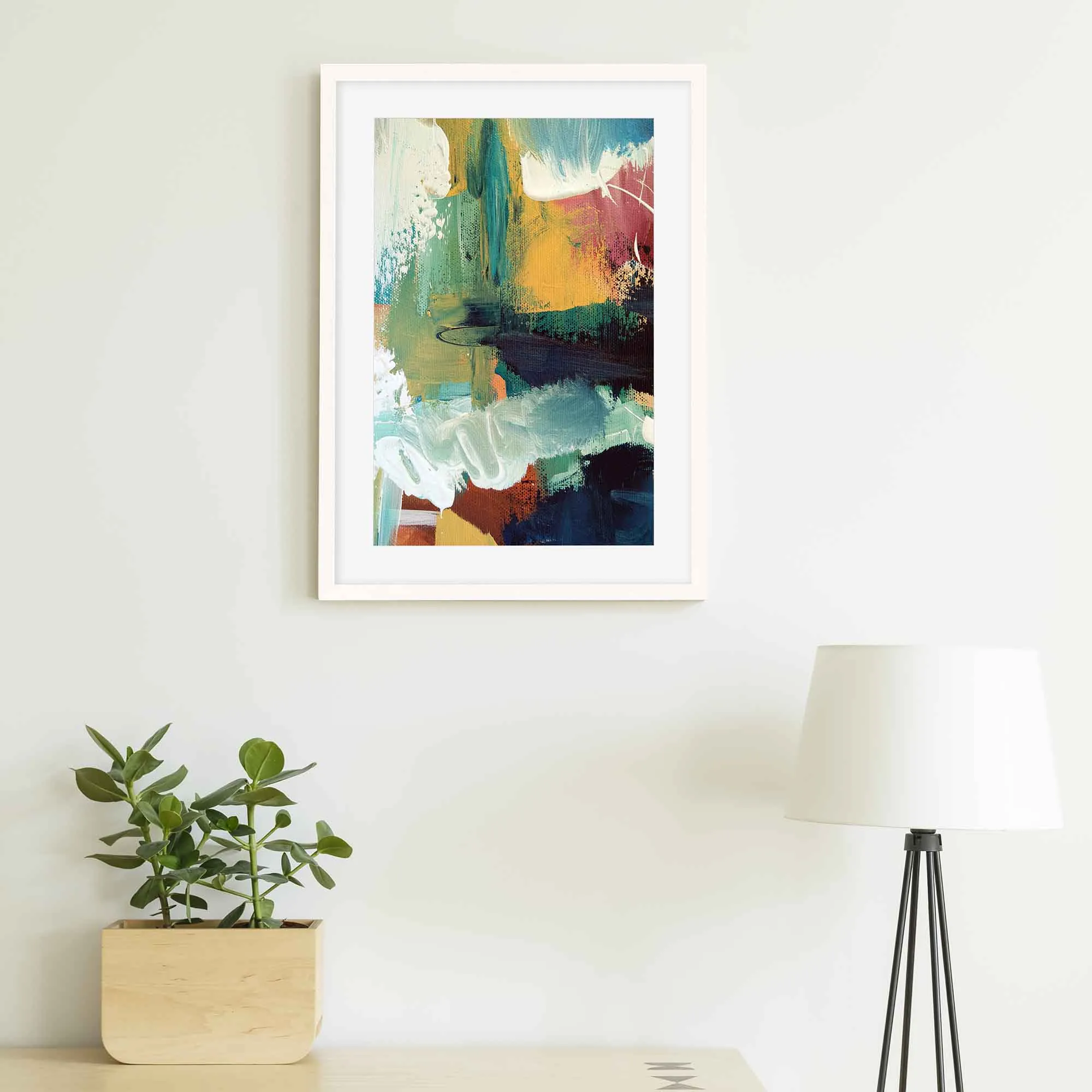 Abstract 37 Framed Art