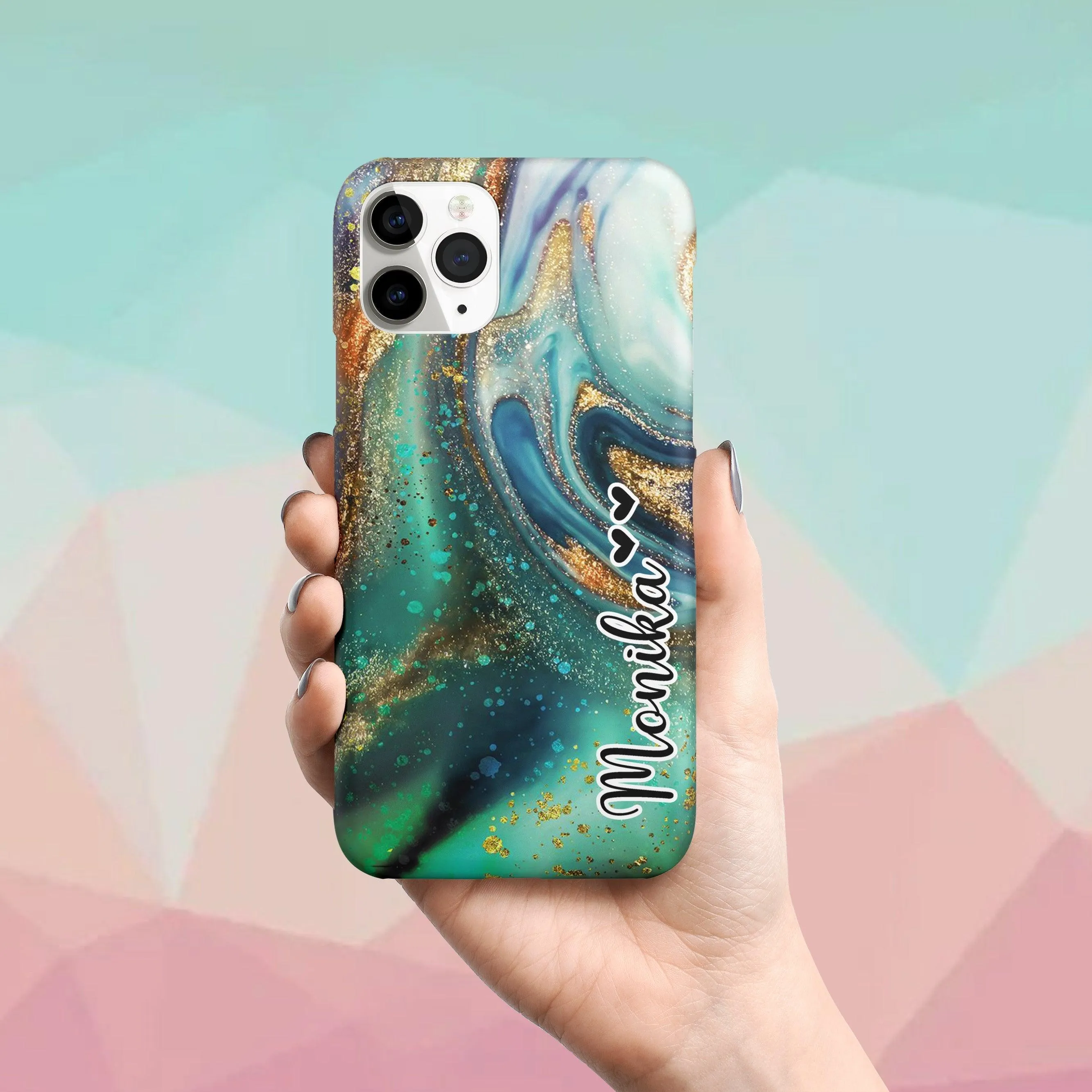 Abstract Art Colorful Marble Slim Case Cover