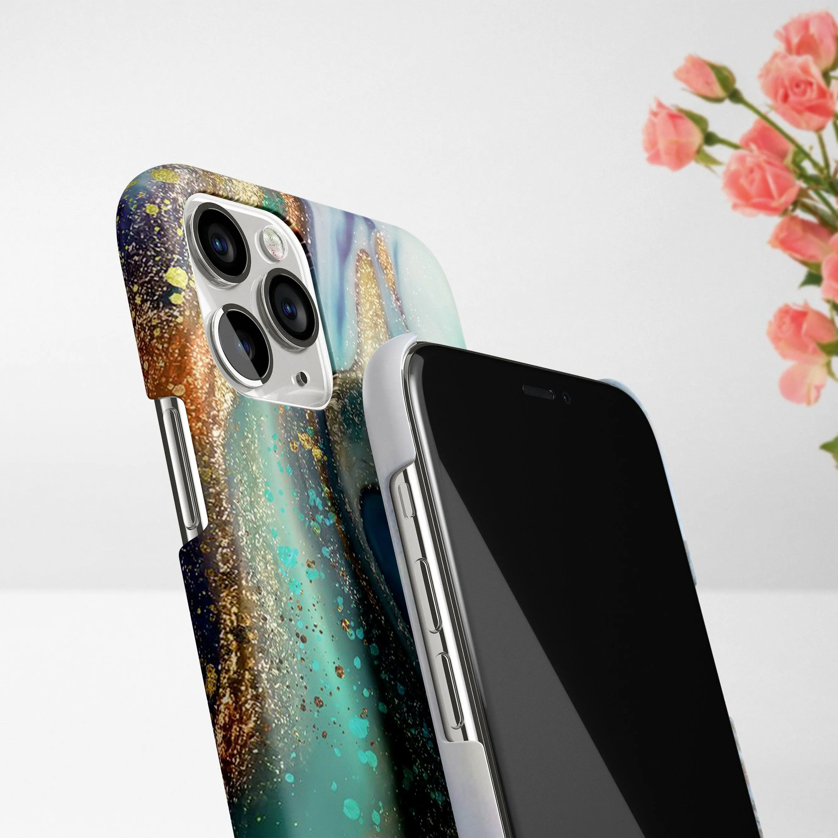 Abstract Art Colorful Marble Slim Case Cover