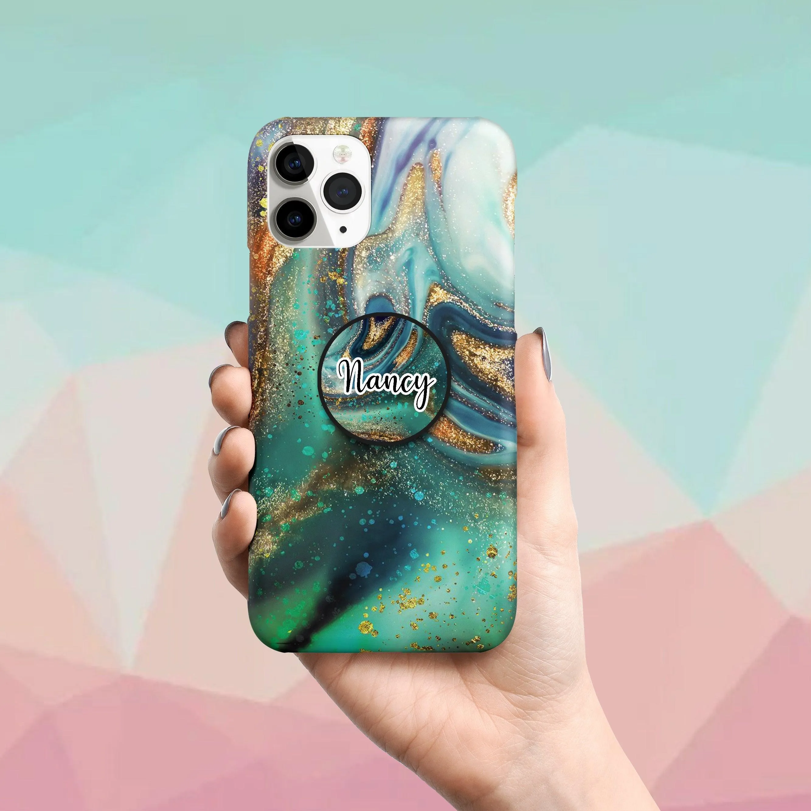 Abstract Art Colorful Marble Slim Case Cover
