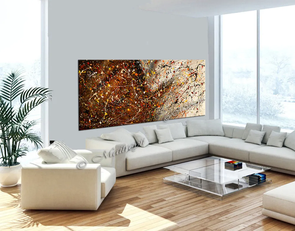 Abstract Paintings For Sale | Jackson Pollock Style | Large Modern Art - Vintage Beauty 111