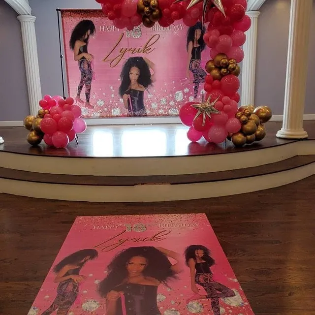 Africa Floor Decal sticker, Removable sticker, Removable vinyl sticker,  Birthday backdrop, 21 Birthday step and Repeat, Africa decal