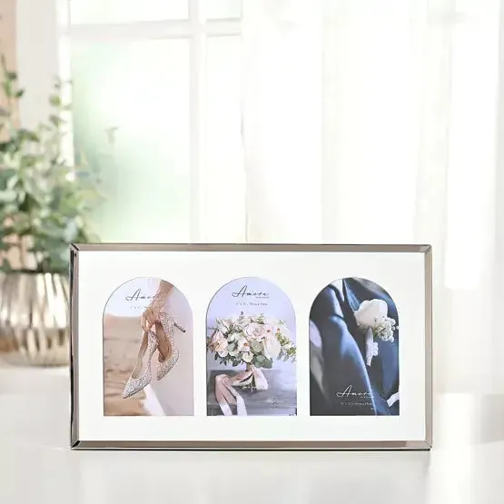 Amore Box Arch Photo Frame with Rings - Various Sizes Available