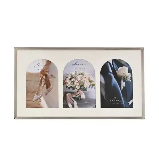 Amore Box Arch Photo Frame with Rings - Various Sizes Available
