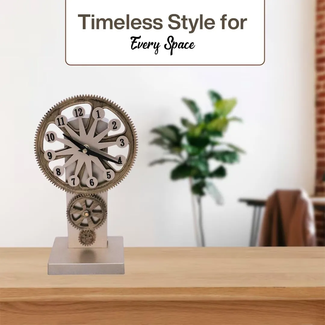 Antique Collection Beautiful tabel Clock with Beautiful Golden Colour Frame