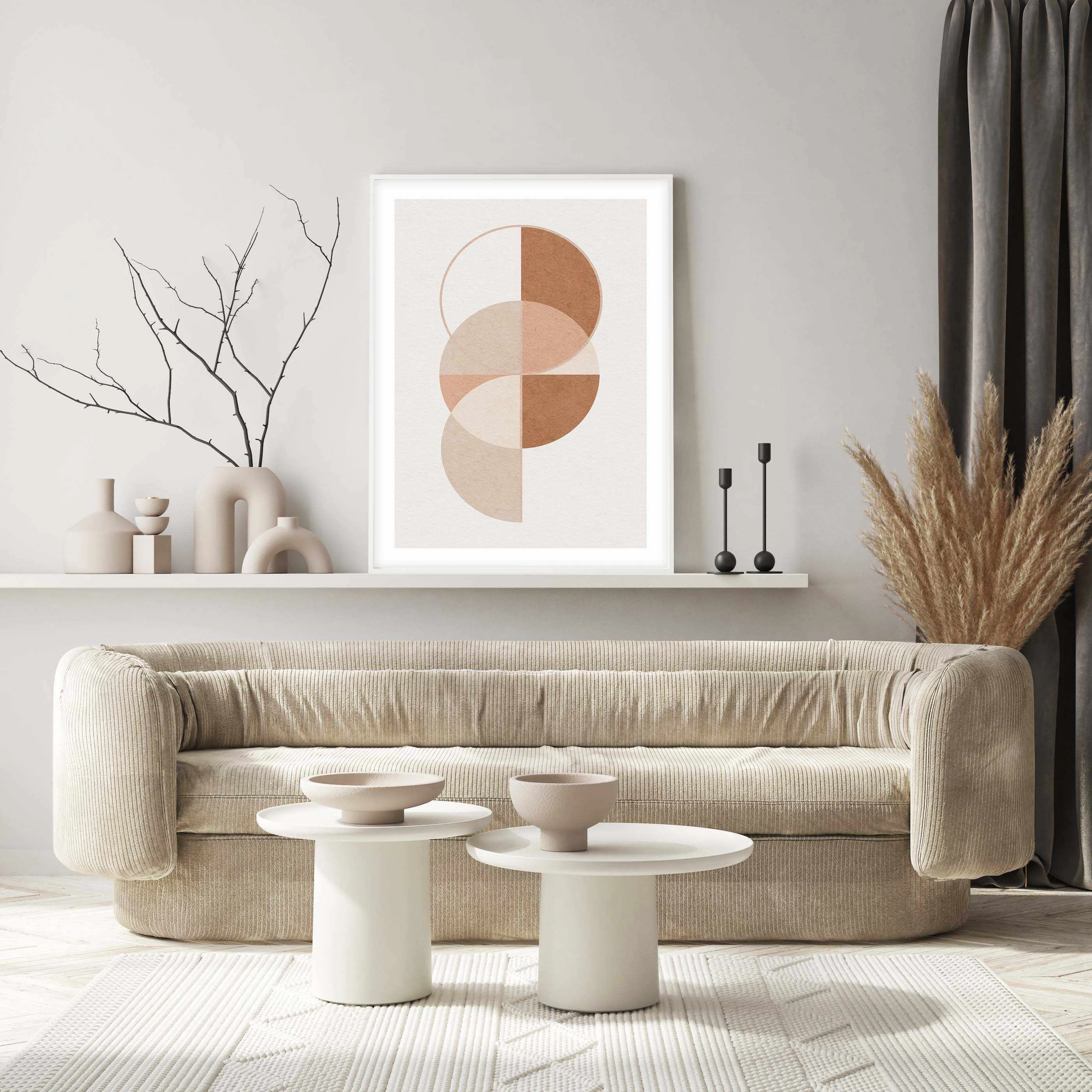 Arches In Sand I Art Print