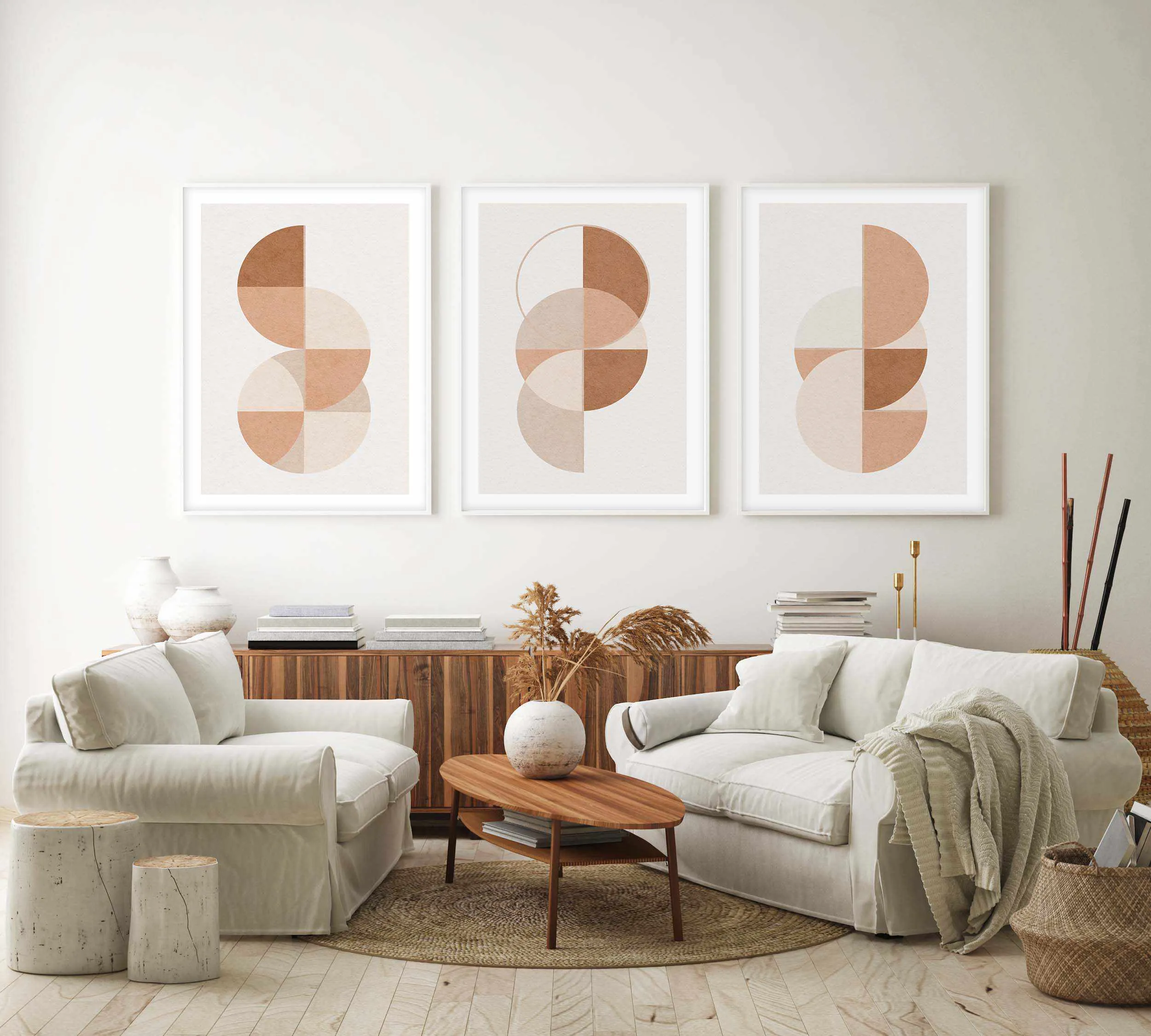 Arches In Sand I Art Print