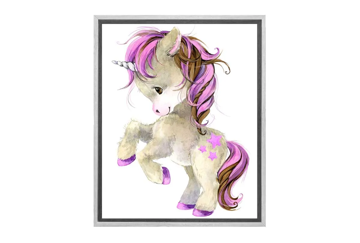 Baby Unicorn | Kids Wall Art Print