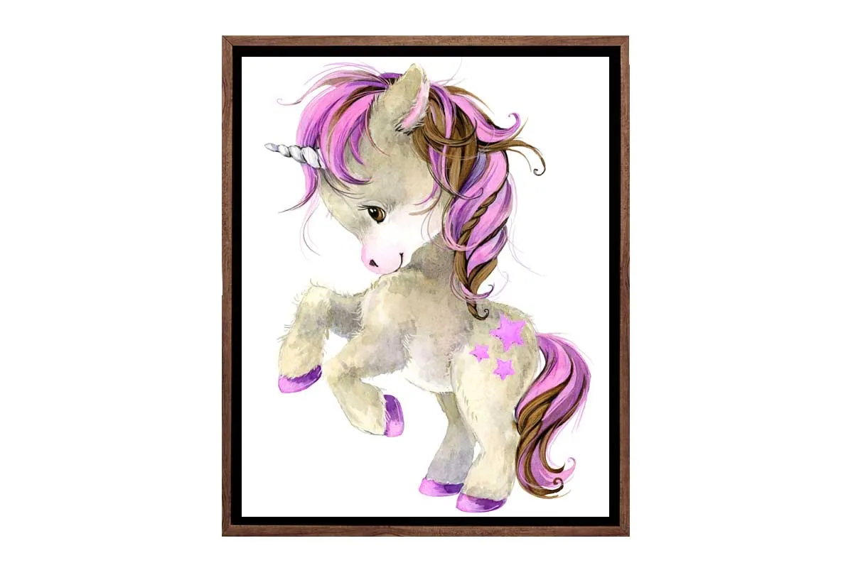 Baby Unicorn | Kids Wall Art Print
