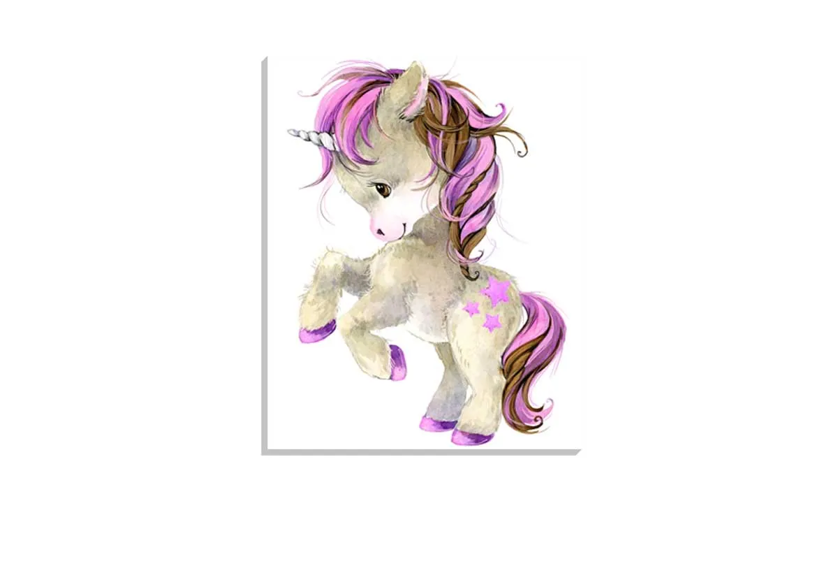 Baby Unicorn | Kids Wall Art Print