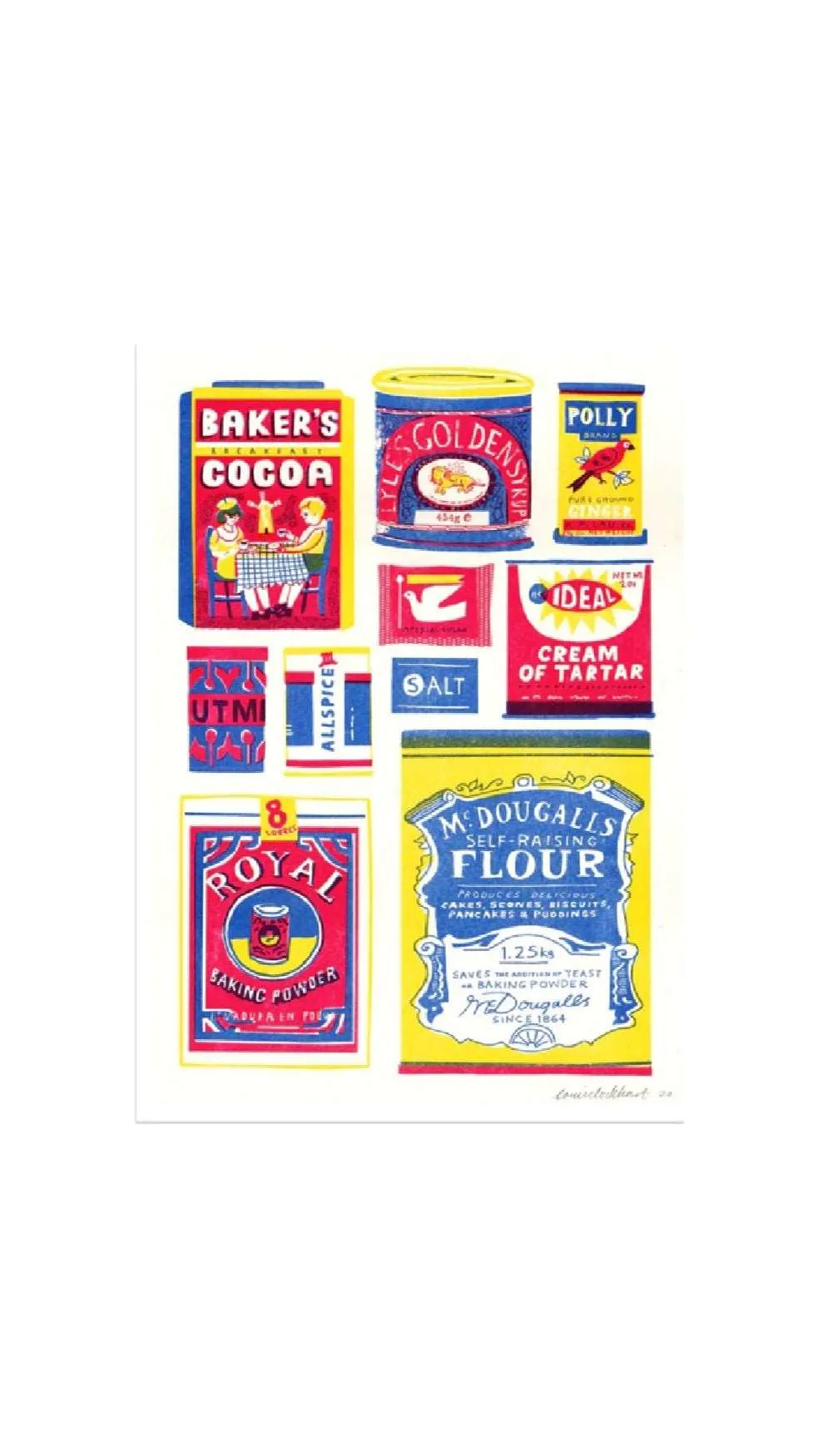 Baking Collection Riso Print