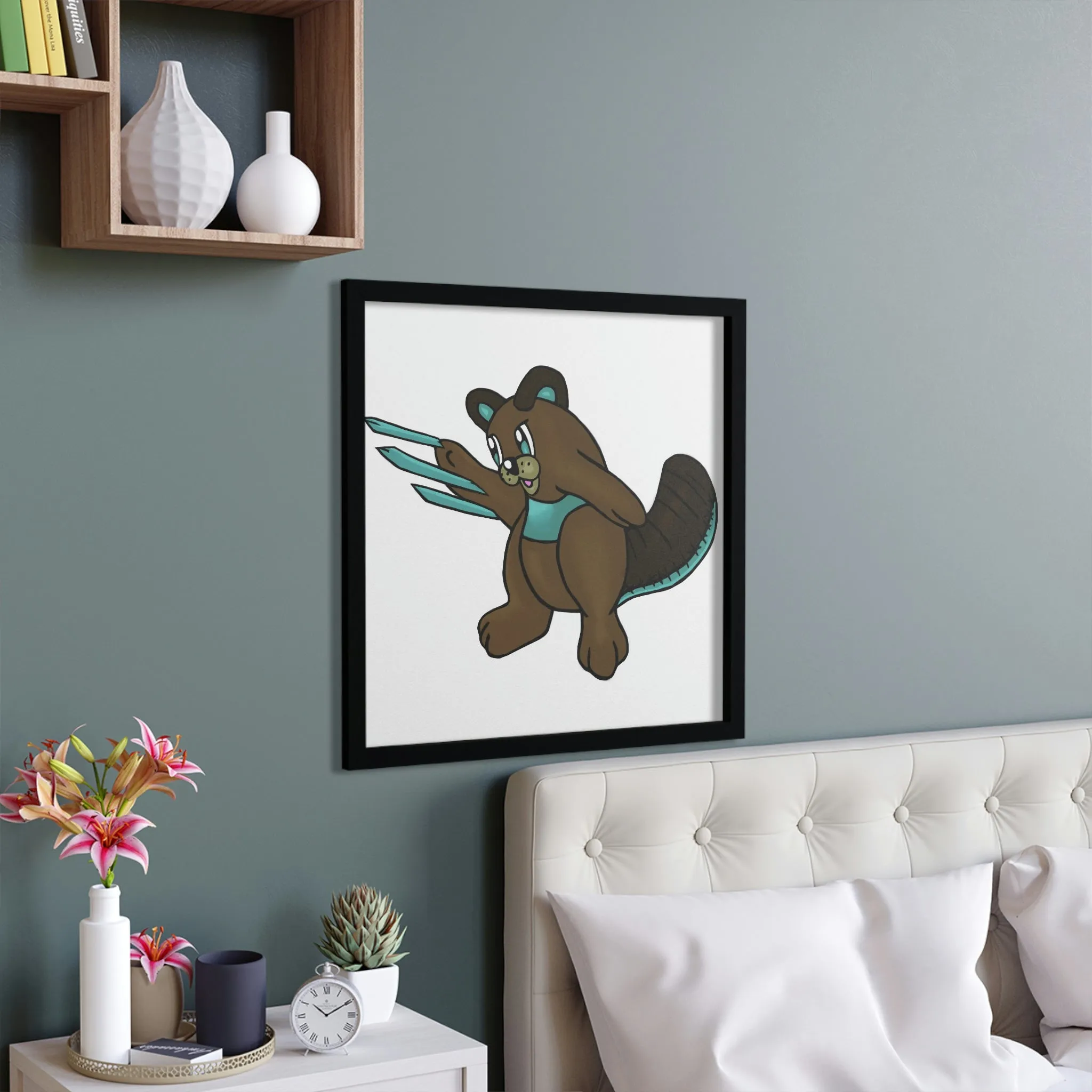 Beaveice Framed Poster
