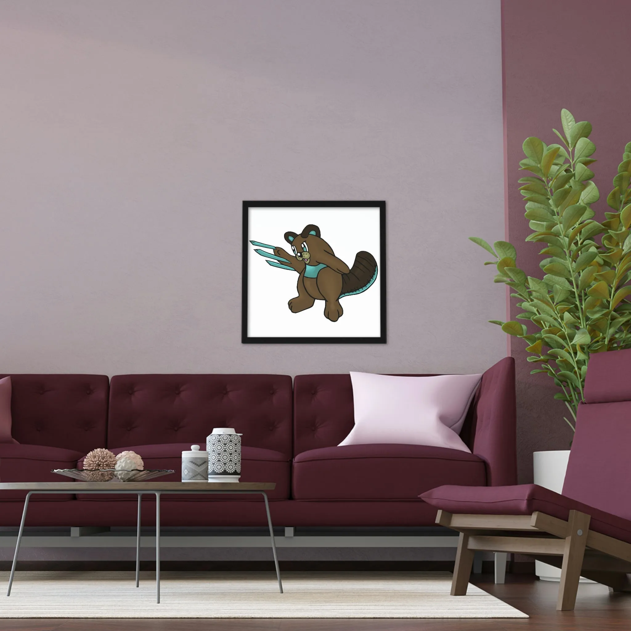 Beaveice Framed Poster