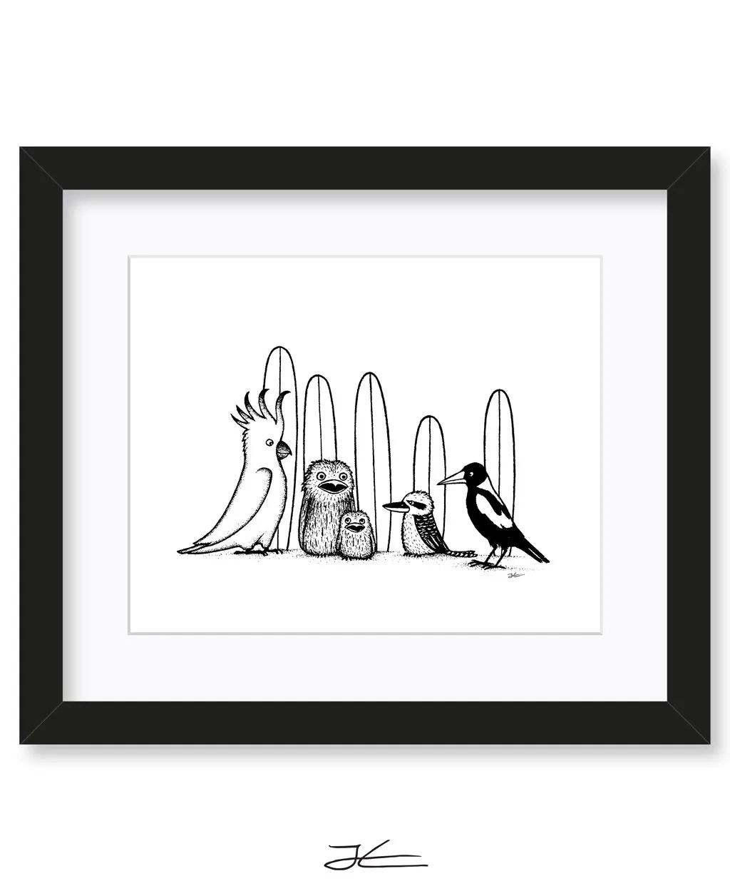 Birdy Boardriders - Print/ Framed Print