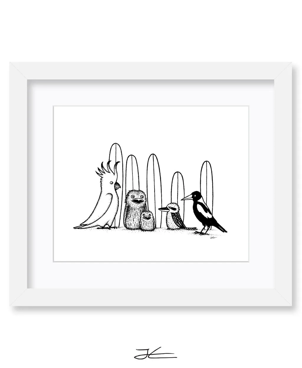 Birdy Boardriders - Print/ Framed Print