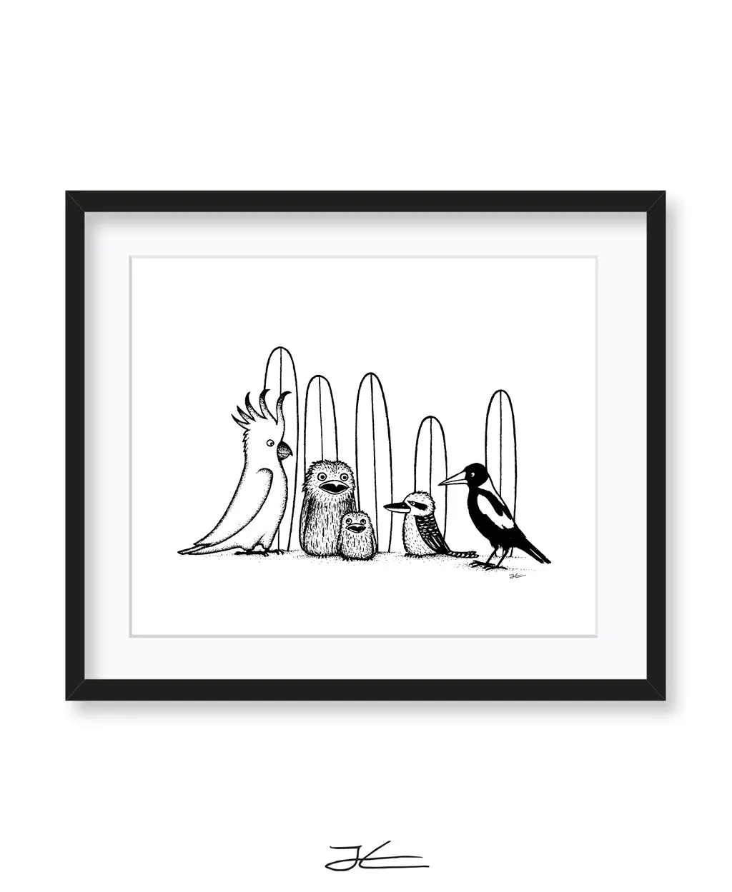 Birdy Boardriders - Print/ Framed Print