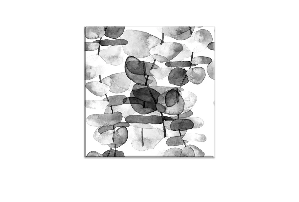 Black and White Watercolour Gum | Canvas Wall Art Print