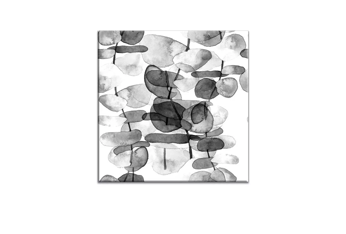 Black and White Watercolour Gum | Canvas Wall Art Print