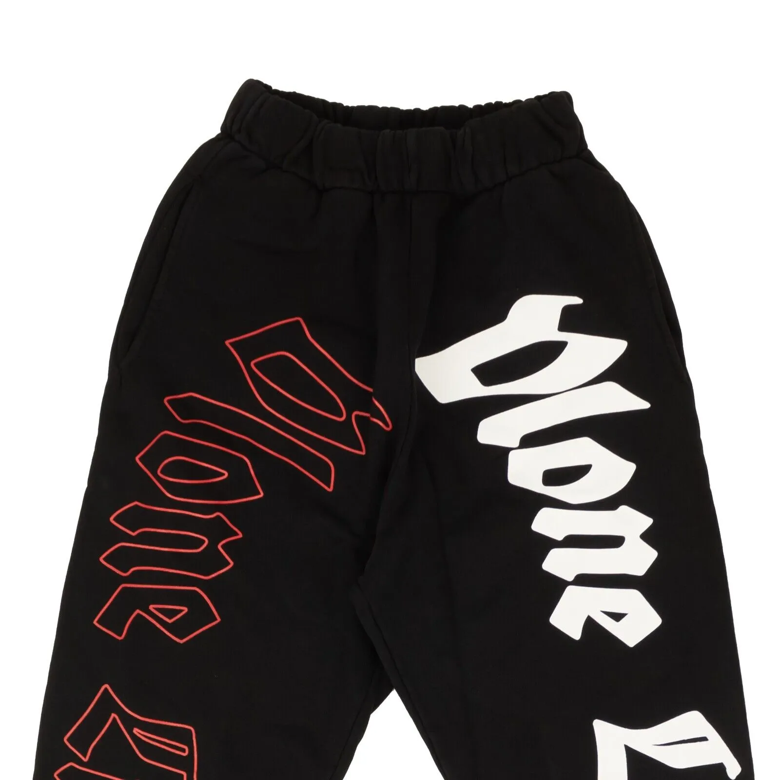 Black Lifestyle Logo Cotton Sweatpants