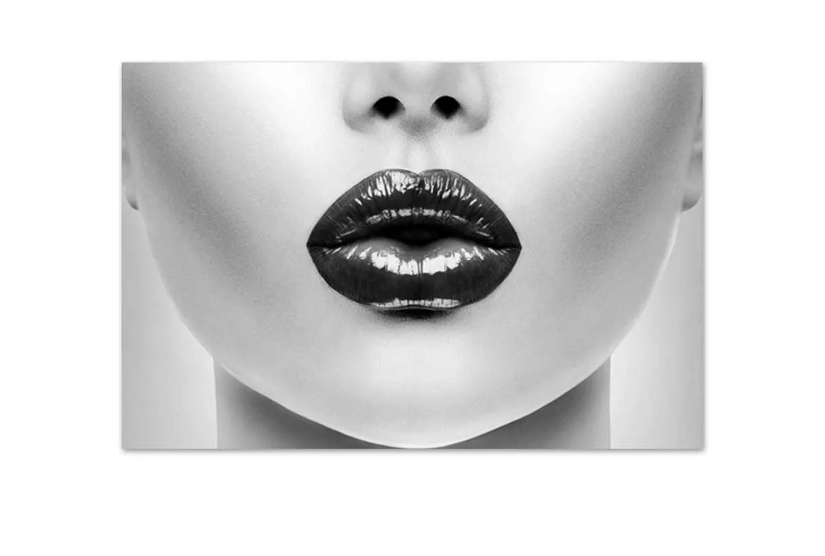 Black Lips | Canvas Wall Art Print