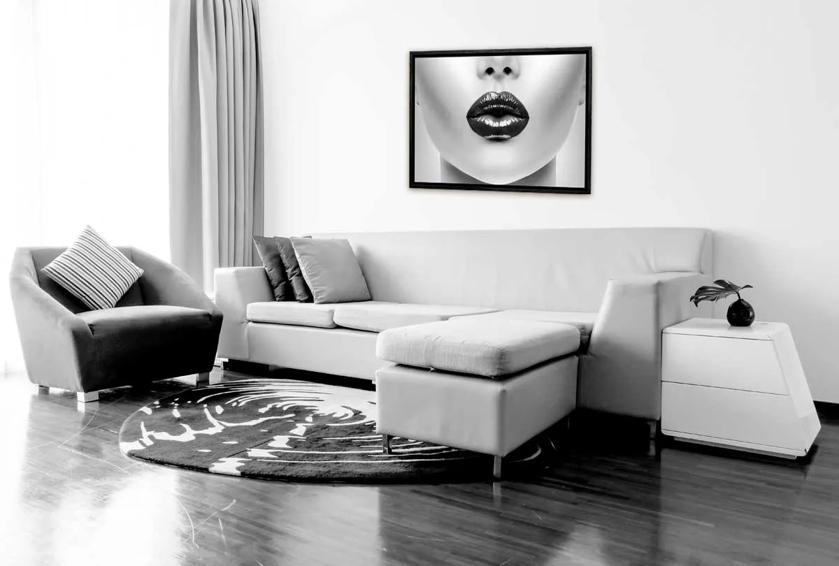 Black Lips | Canvas Wall Art Print