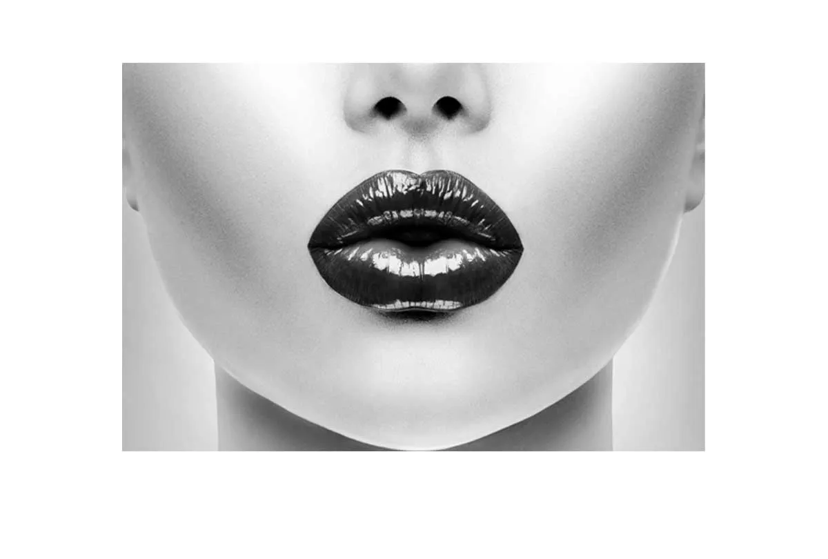 Black Lips | Canvas Wall Art Print