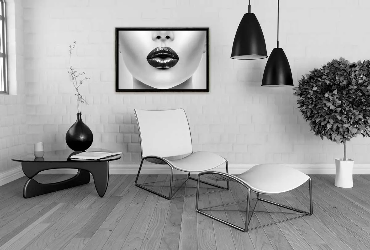 Black Lips | Canvas Wall Art Print