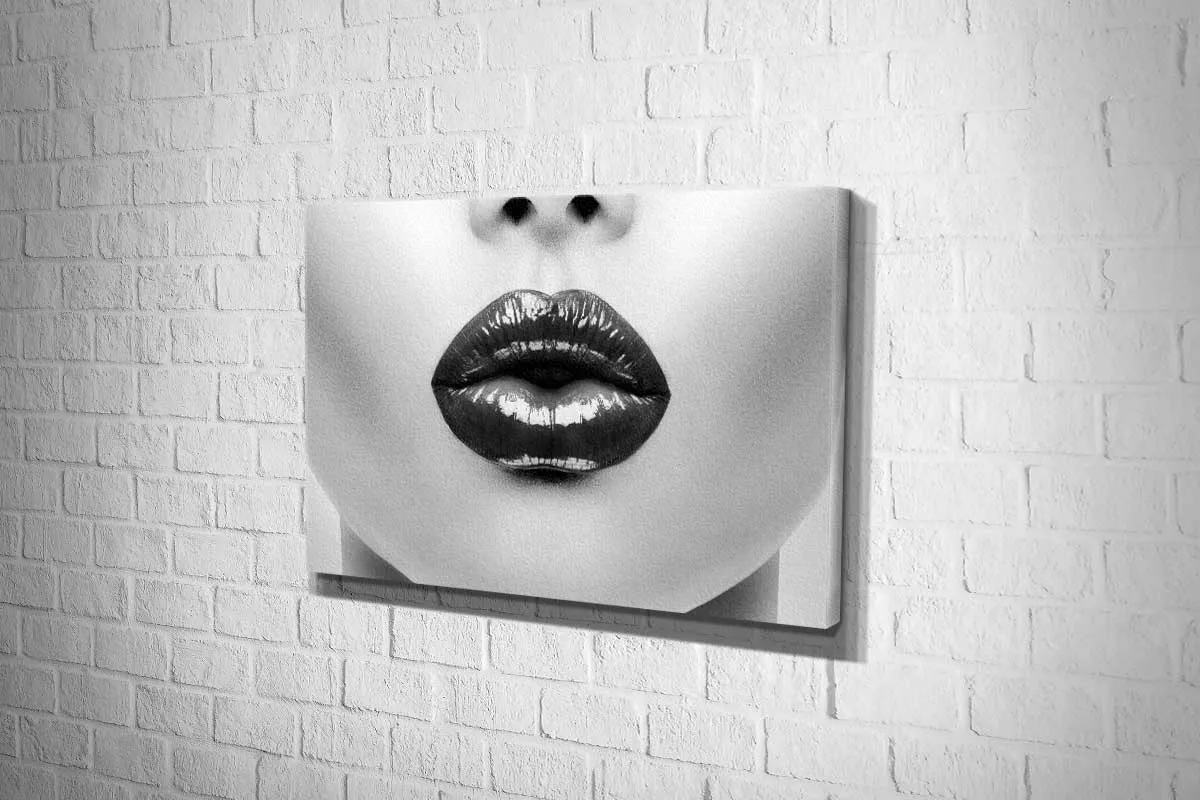 Black Lips | Canvas Wall Art Print