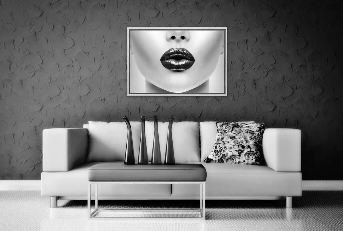 Black Lips | Canvas Wall Art Print
