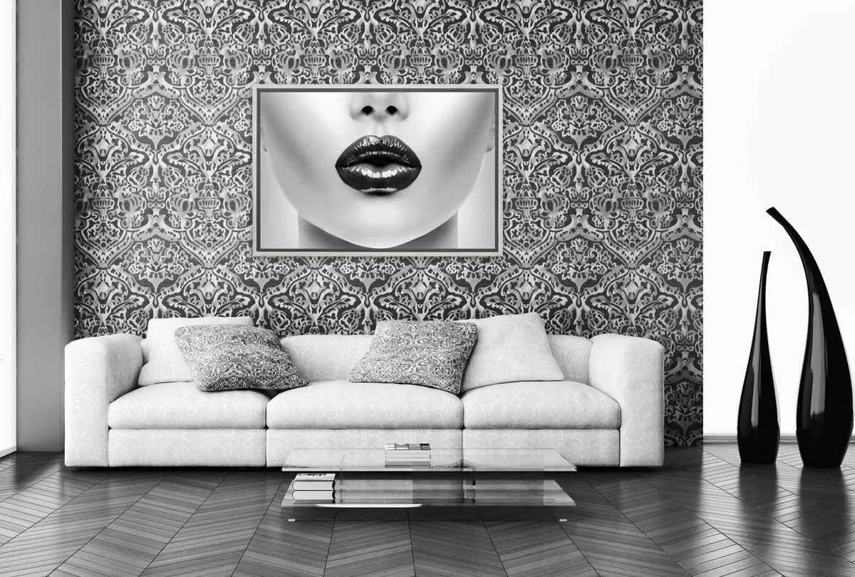 Black Lips | Canvas Wall Art Print