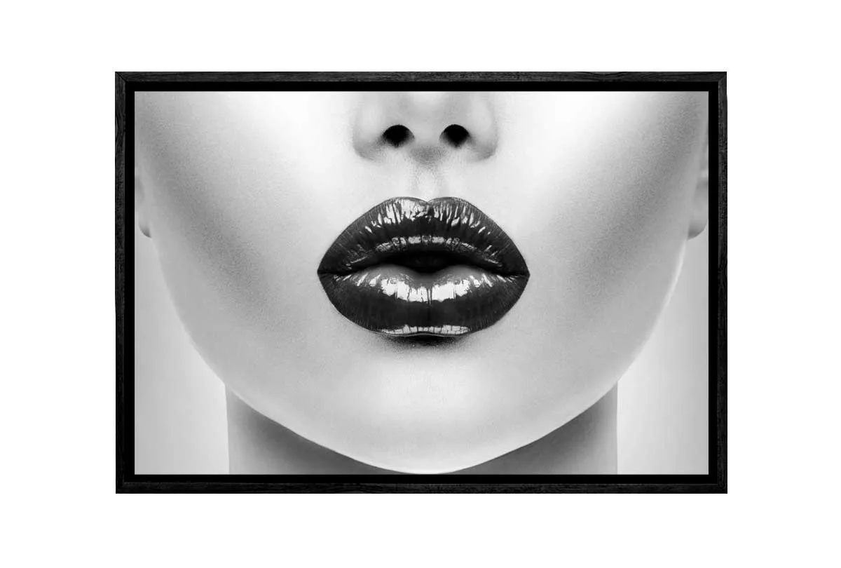 Black Lips | Canvas Wall Art Print
