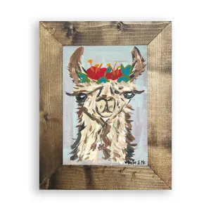 Boho Llama - Framed Art