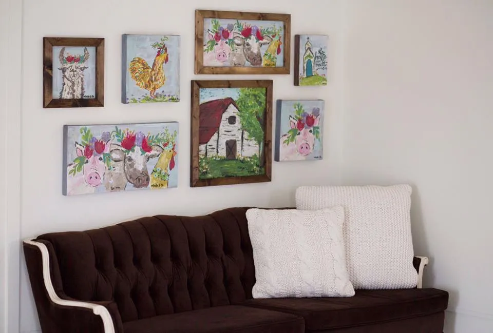 Boho Llama - Framed Art