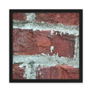 Bricks Framed Poster
