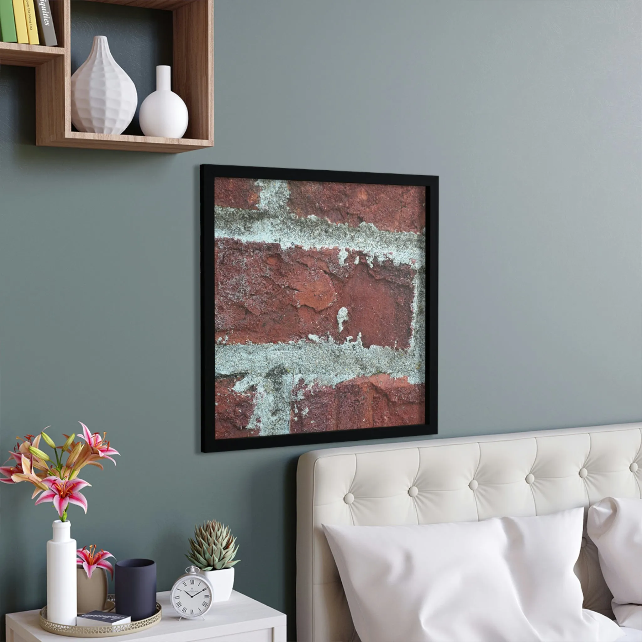 Bricks Framed Poster