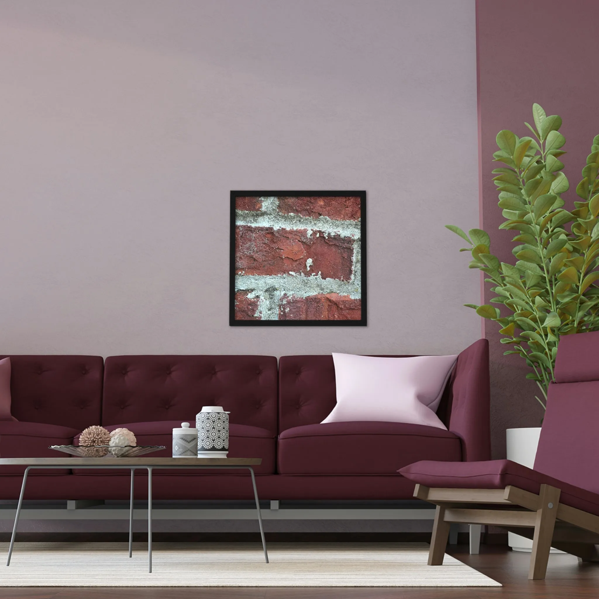 Bricks Framed Poster