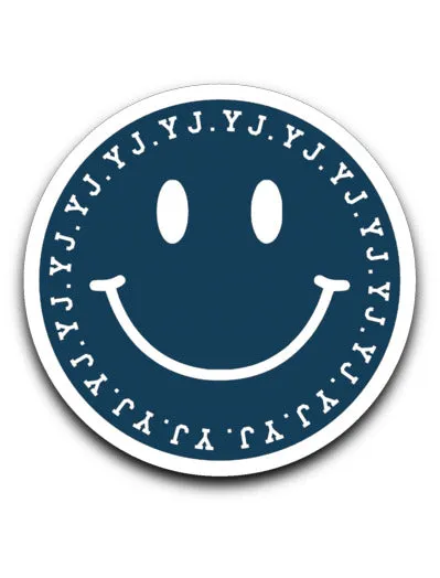 Camp YJ Decal Stickers - YJ Smile