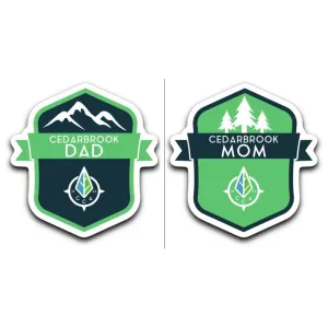 Cedarbrook Mom/Dad Decal Stickers