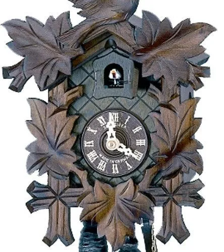 Classic 13" Eight Day Movement Black Forest German Cuckoo Clock