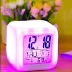 Color Changing Clock, 7 Colors