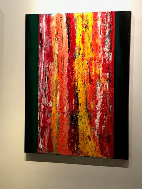 Colored Rain" Decorative Wall Art